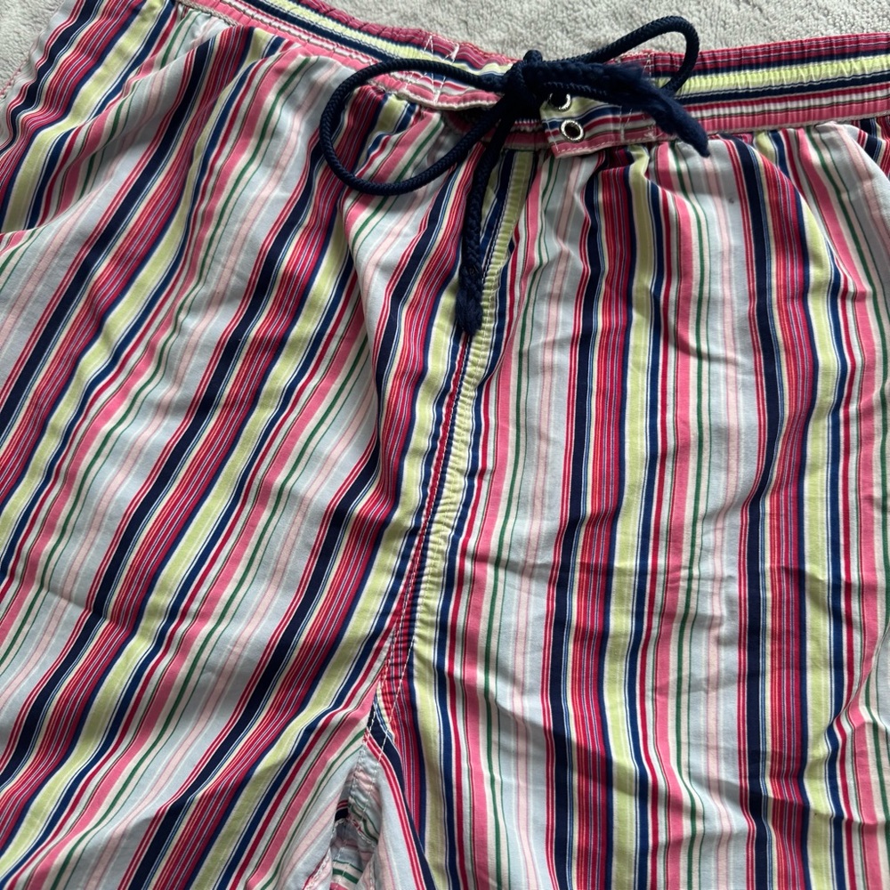 Tommy Hilfiger Striped Multicolor Men's Board Swim Shorts Size‎ Extra Large